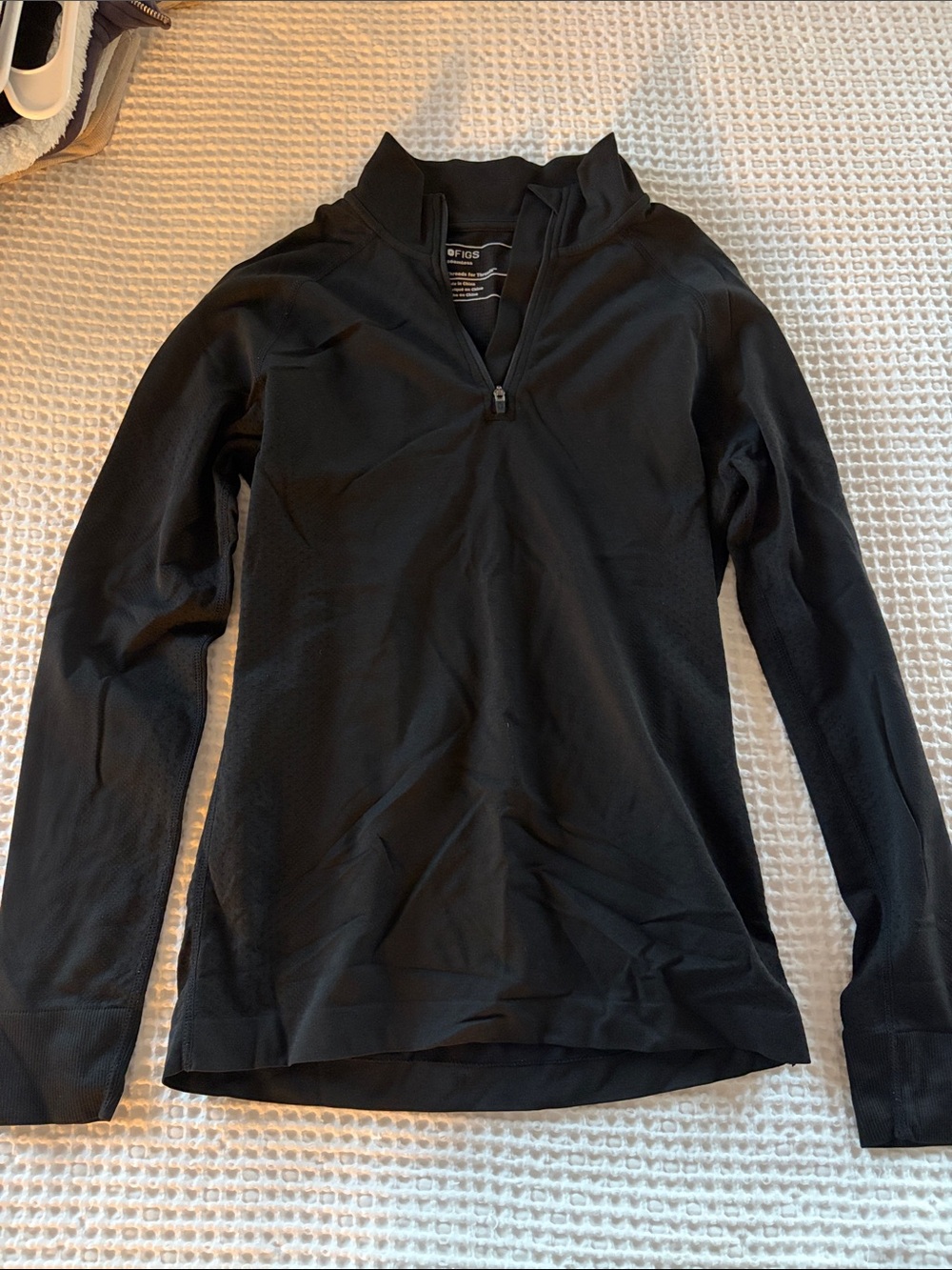 FIGS 1/4 Zip Seamless Long Sleeve